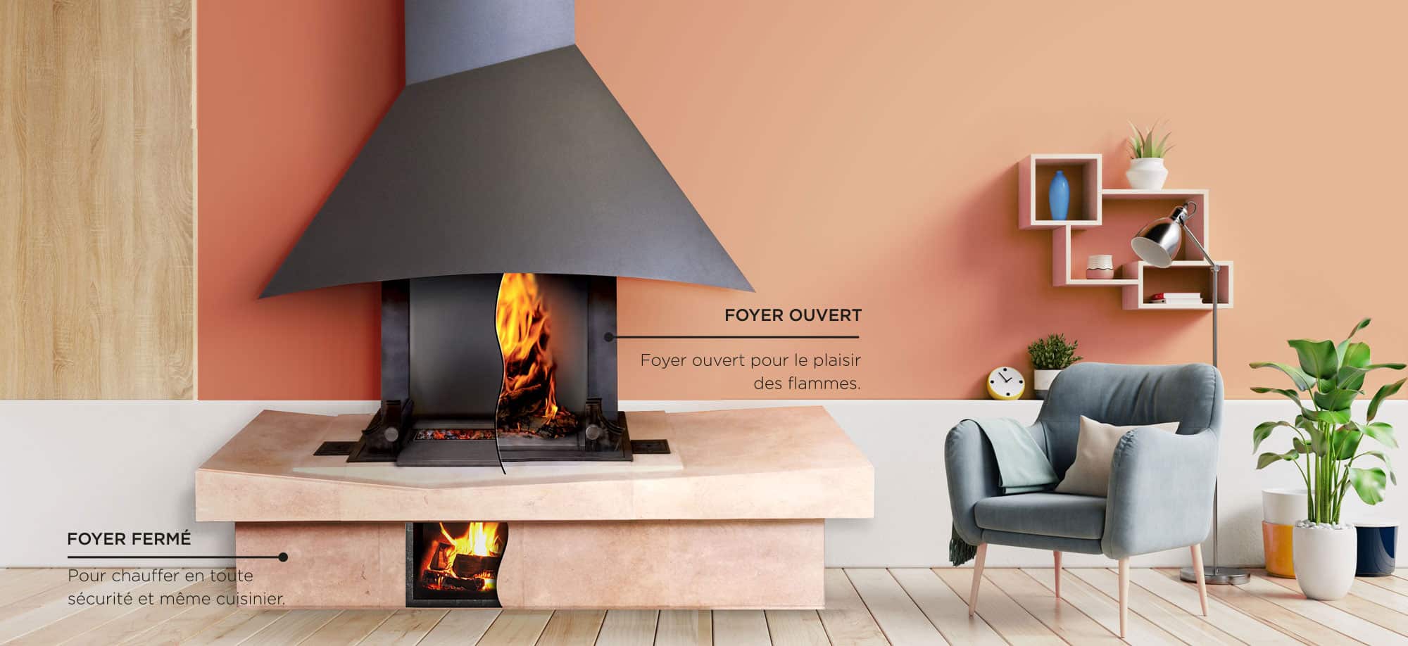 Cheminée foyer ouvert Polyflam DCharby — free download