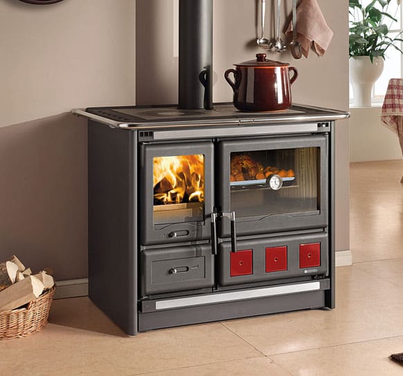 cuisinière à bois gaz électrique